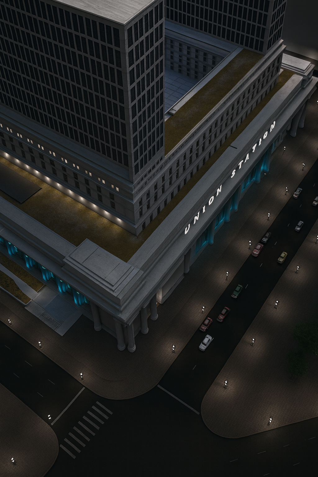 Portico modeling and motion